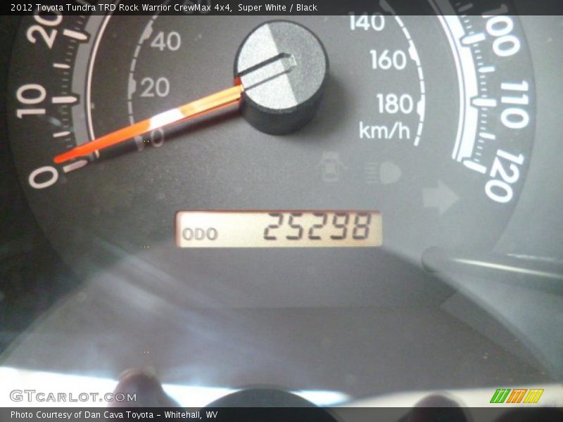 Super White / Black 2012 Toyota Tundra TRD Rock Warrior CrewMax 4x4