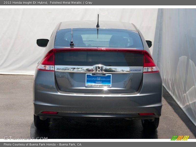 Polished Metal Metallic / Gray 2013 Honda Insight EX Hybrid