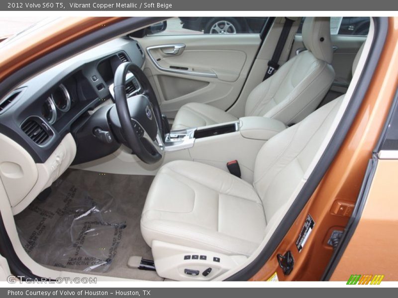  2012 S60 T5 Soft Beige Interior