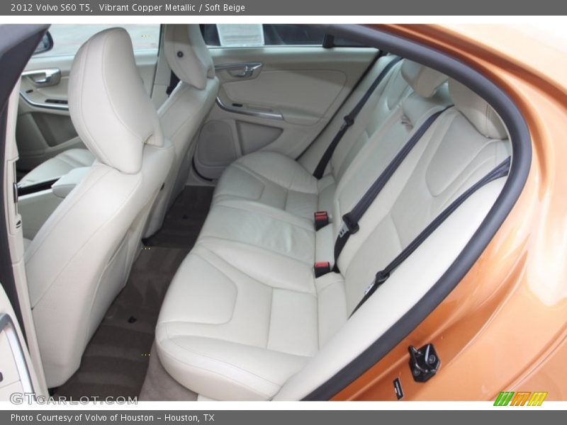 Rear Seat of 2012 S60 T5