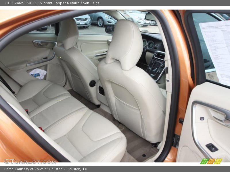 Rear Seat of 2012 S60 T5