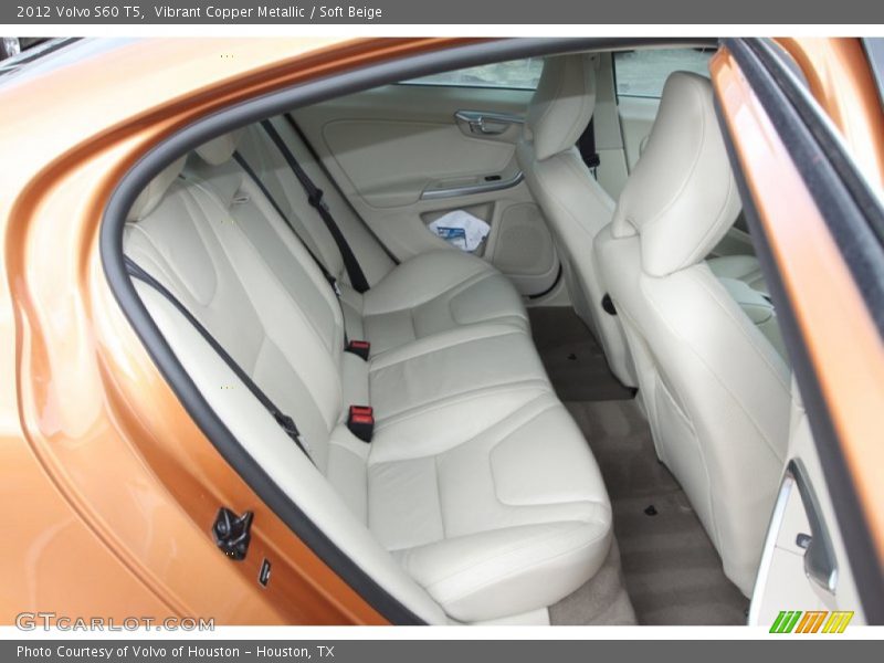 Rear Seat of 2012 S60 T5