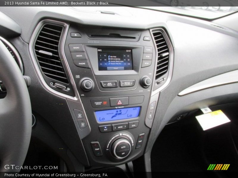 Becketts Black / Black 2013 Hyundai Santa Fe Limited AWD