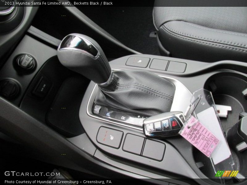 Becketts Black / Black 2013 Hyundai Santa Fe Limited AWD