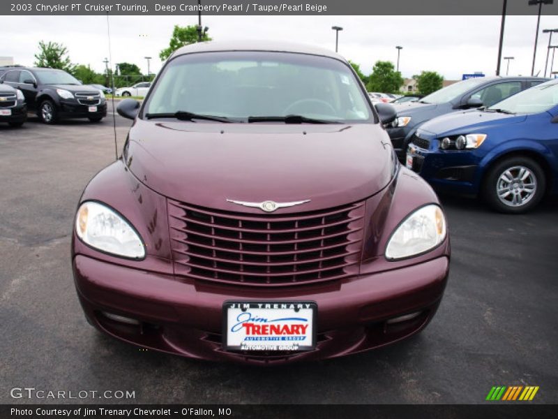 Deep Cranberry Pearl / Taupe/Pearl Beige 2003 Chrysler PT Cruiser Touring