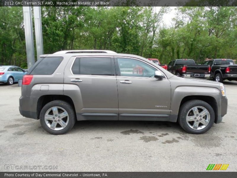 Mocha Steel Metallic / Jet Black 2012 GMC Terrain SLT AWD