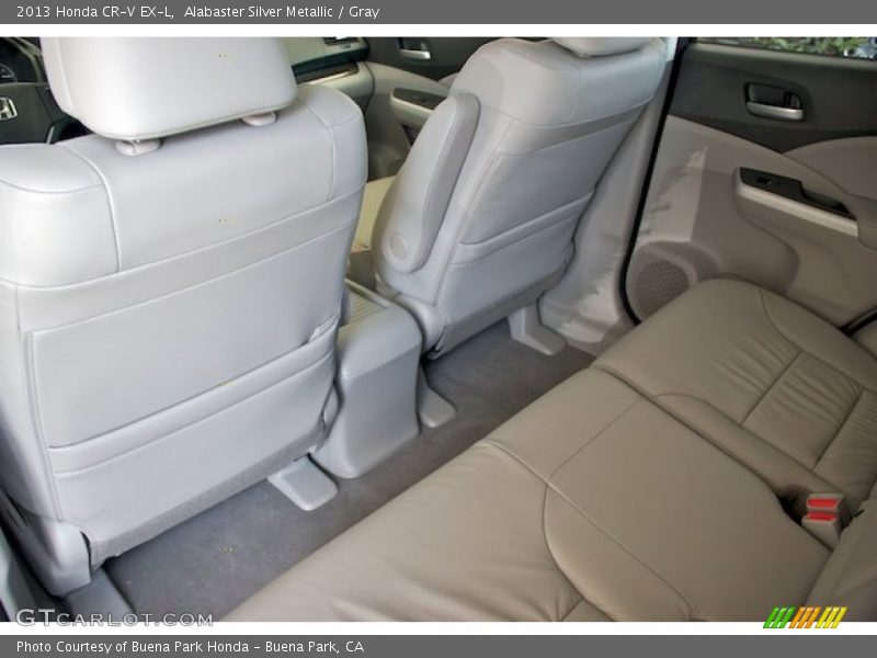 Alabaster Silver Metallic / Gray 2013 Honda CR-V EX-L