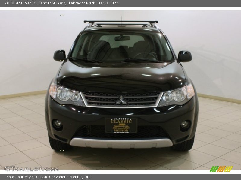 Labrador Black Pearl / Black 2008 Mitsubishi Outlander SE 4WD