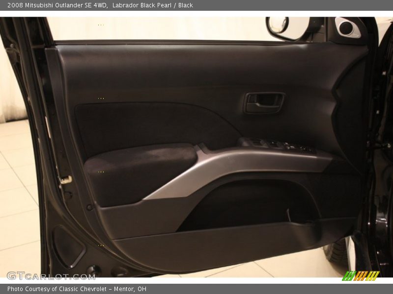 Labrador Black Pearl / Black 2008 Mitsubishi Outlander SE 4WD