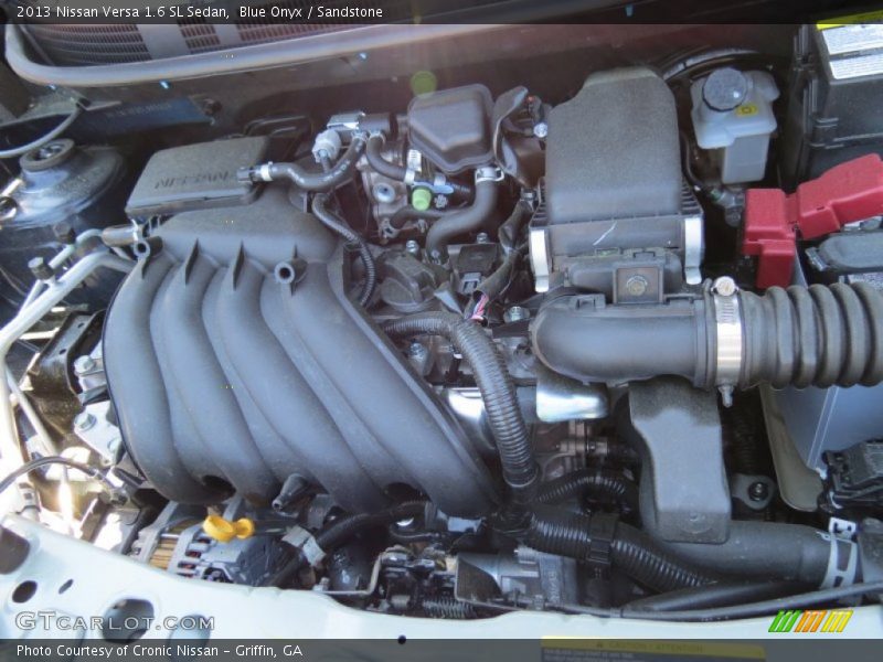 Blue Onyx / Sandstone 2013 Nissan Versa 1.6 SL Sedan