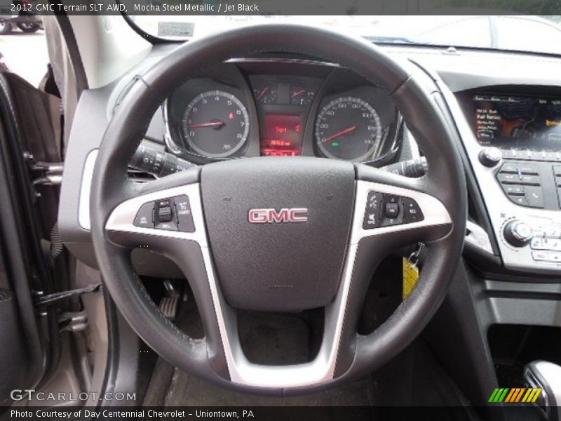 Mocha Steel Metallic / Jet Black 2012 GMC Terrain SLT AWD