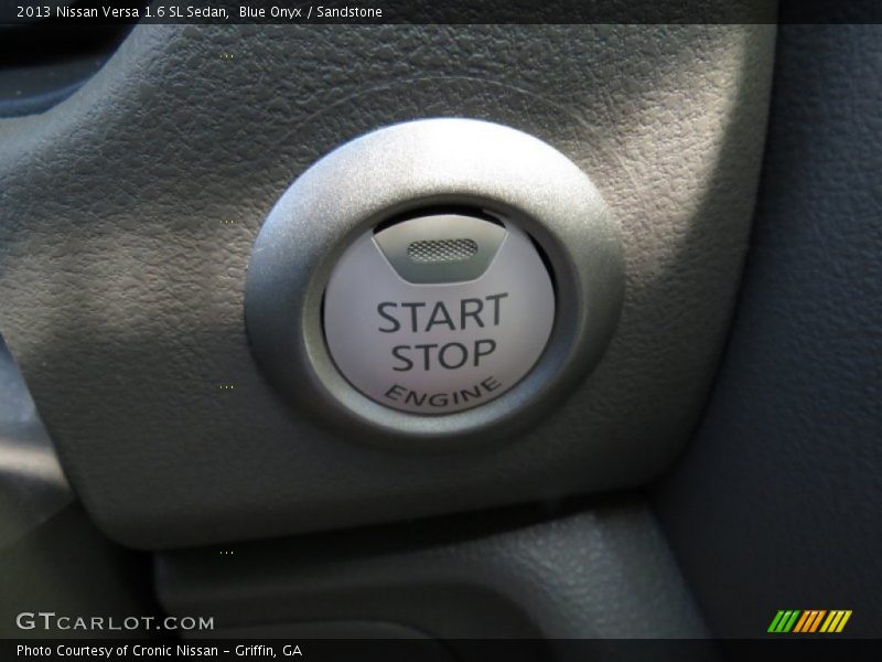 Blue Onyx / Sandstone 2013 Nissan Versa 1.6 SL Sedan