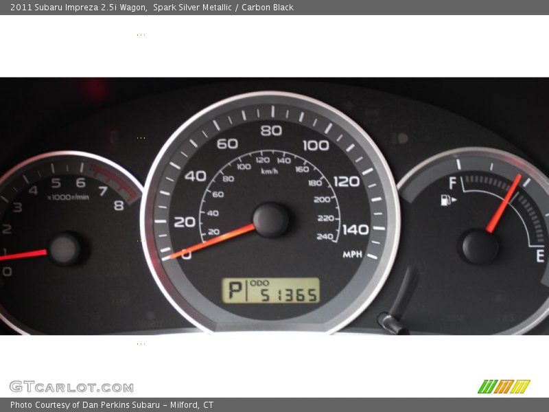 Spark Silver Metallic / Carbon Black 2011 Subaru Impreza 2.5i Wagon