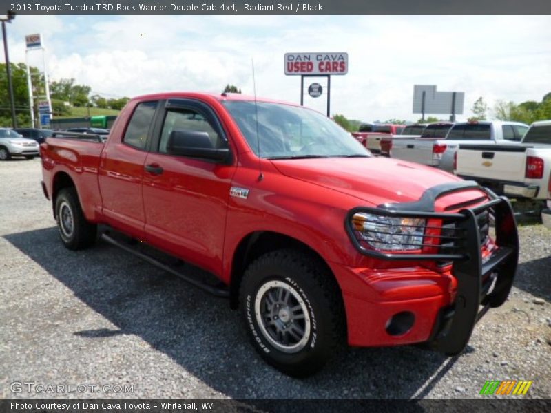 Radiant Red / Black 2013 Toyota Tundra TRD Rock Warrior Double Cab 4x4