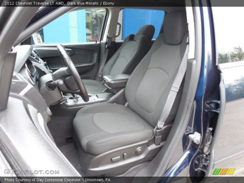 Dark Blue Metallic / Ebony 2012 Chevrolet Traverse LT AWD