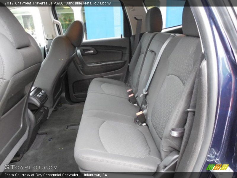 Dark Blue Metallic / Ebony 2012 Chevrolet Traverse LT AWD