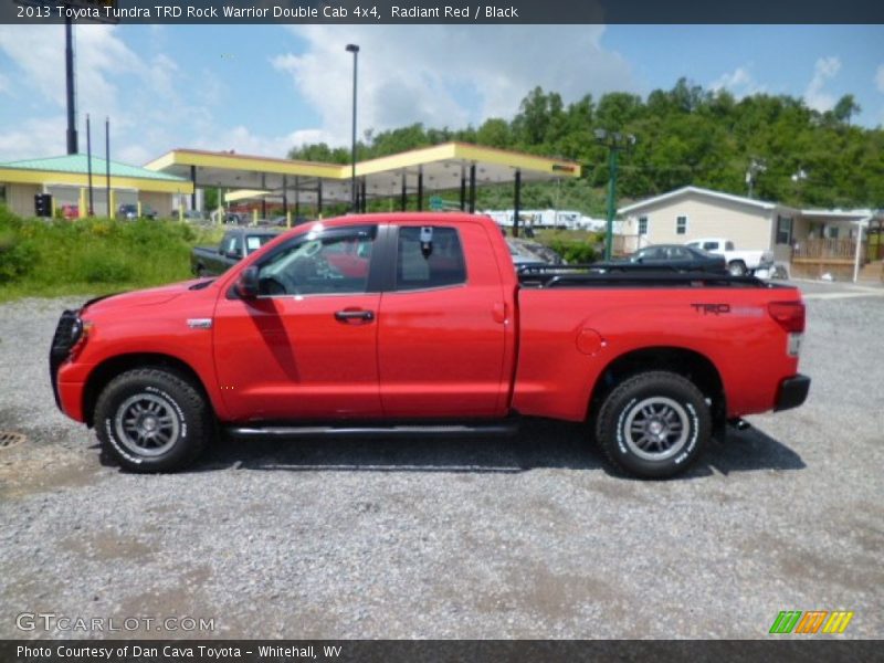 Radiant Red / Black 2013 Toyota Tundra TRD Rock Warrior Double Cab 4x4
