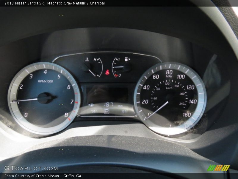 Magnetic Gray Metallic / Charcoal 2013 Nissan Sentra SR