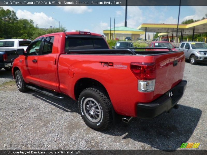 Radiant Red / Black 2013 Toyota Tundra TRD Rock Warrior Double Cab 4x4