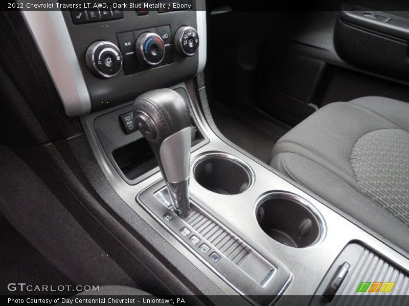 Dark Blue Metallic / Ebony 2012 Chevrolet Traverse LT AWD
