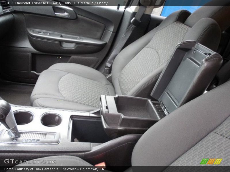 Dark Blue Metallic / Ebony 2012 Chevrolet Traverse LT AWD