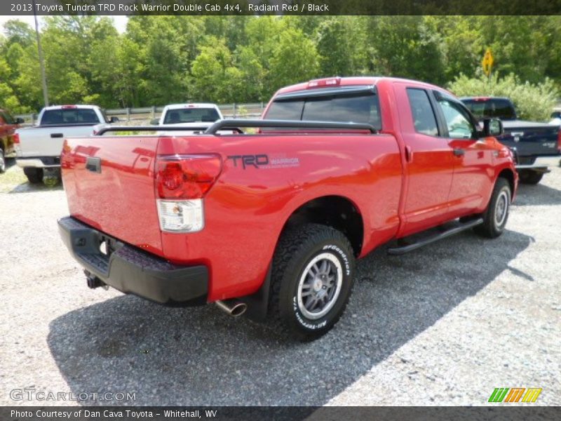 Radiant Red / Black 2013 Toyota Tundra TRD Rock Warrior Double Cab 4x4