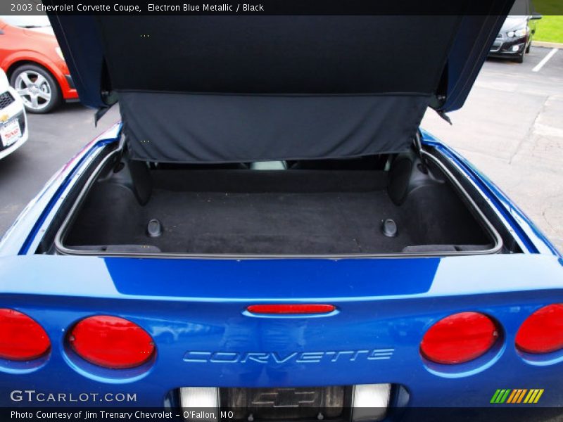 Electron Blue Metallic / Black 2003 Chevrolet Corvette Coupe