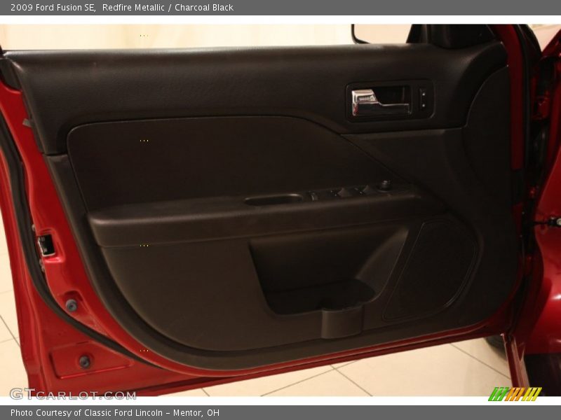 Redfire Metallic / Charcoal Black 2009 Ford Fusion SE