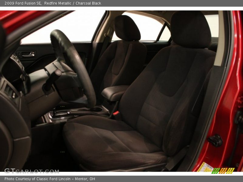 Redfire Metallic / Charcoal Black 2009 Ford Fusion SE