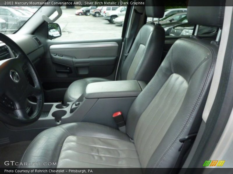 Silver Birch Metallic / Dark Graphite 2003 Mercury Mountaineer Convenience AWD