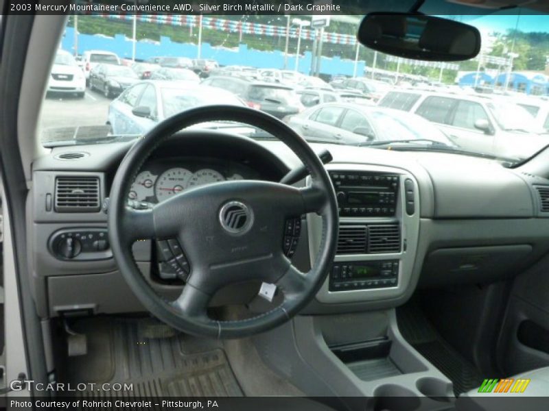 Silver Birch Metallic / Dark Graphite 2003 Mercury Mountaineer Convenience AWD