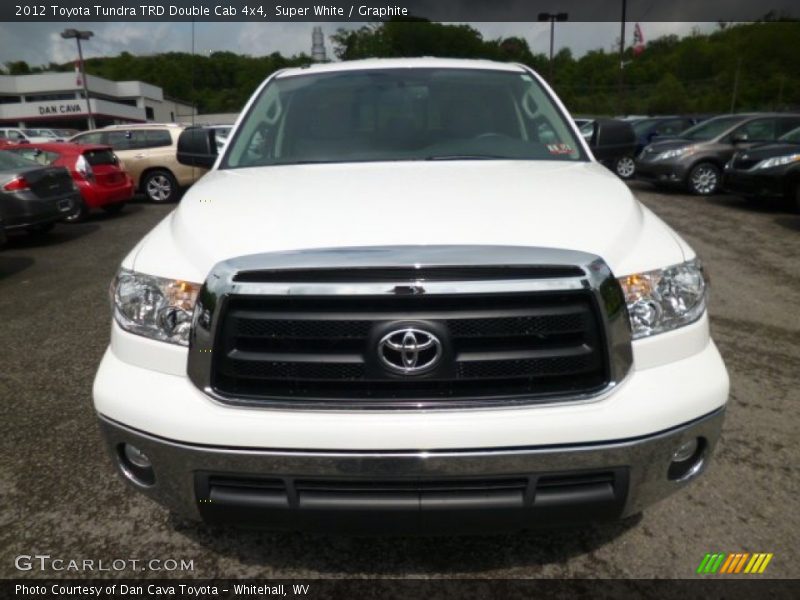 Super White / Graphite 2012 Toyota Tundra TRD Double Cab 4x4