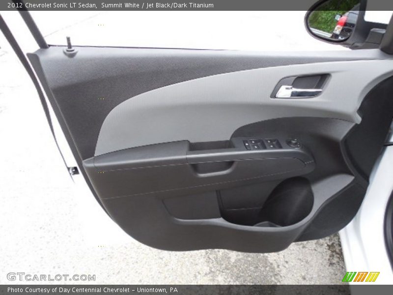 Summit White / Jet Black/Dark Titanium 2012 Chevrolet Sonic LT Sedan