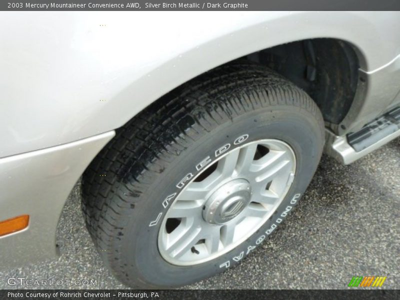 Silver Birch Metallic / Dark Graphite 2003 Mercury Mountaineer Convenience AWD