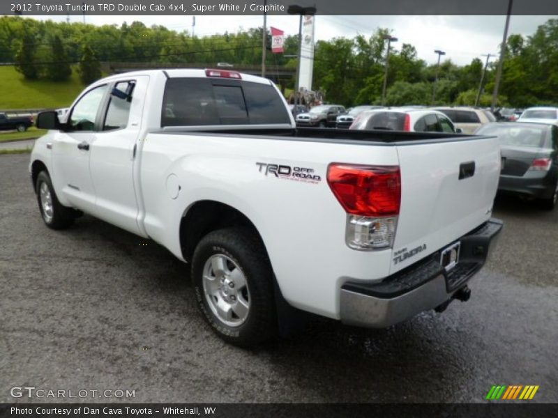 Super White / Graphite 2012 Toyota Tundra TRD Double Cab 4x4