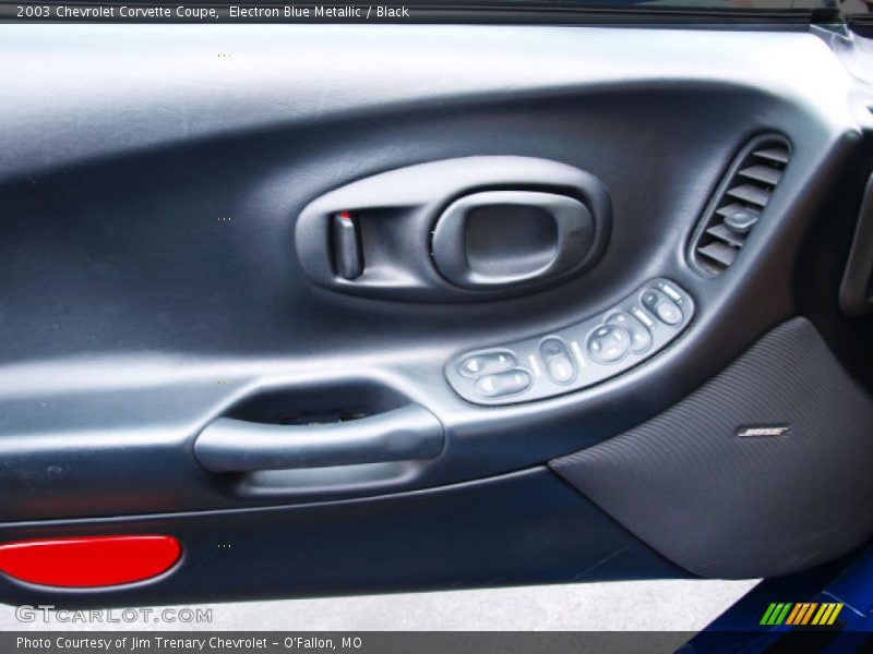 Electron Blue Metallic / Black 2003 Chevrolet Corvette Coupe