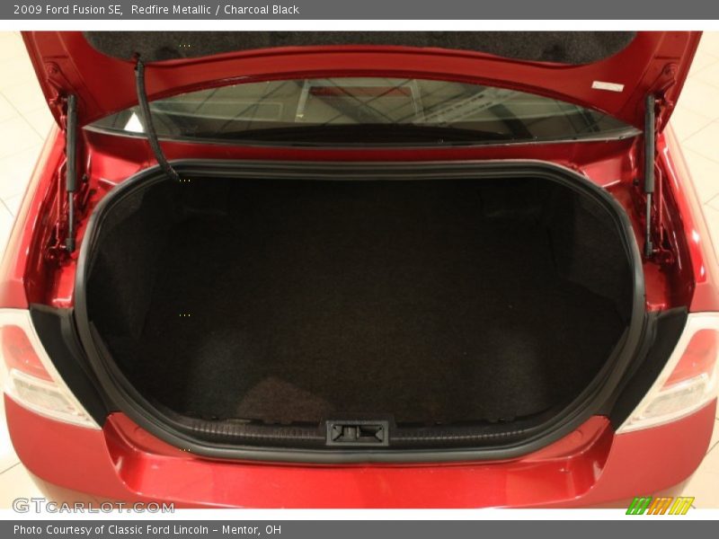 Redfire Metallic / Charcoal Black 2009 Ford Fusion SE