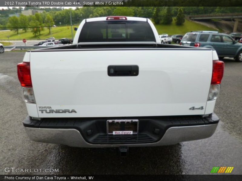 Super White / Graphite 2012 Toyota Tundra TRD Double Cab 4x4