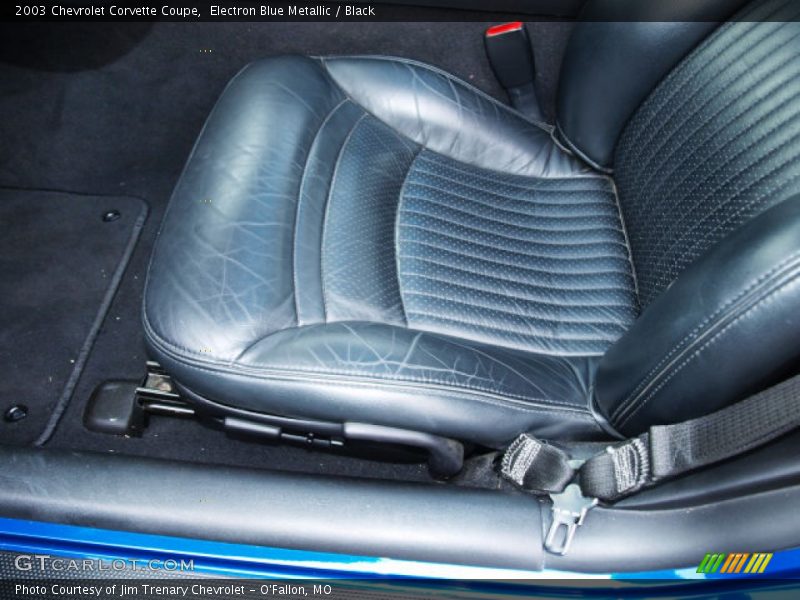 Electron Blue Metallic / Black 2003 Chevrolet Corvette Coupe