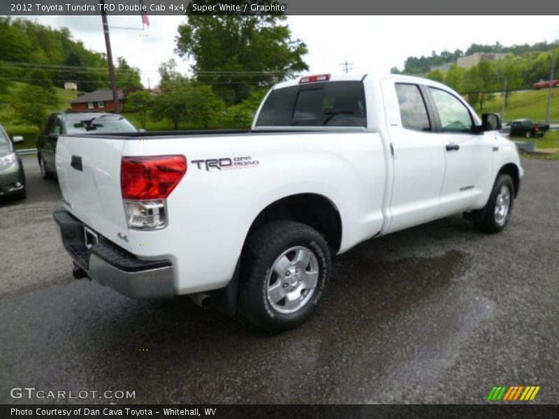 Super White / Graphite 2012 Toyota Tundra TRD Double Cab 4x4