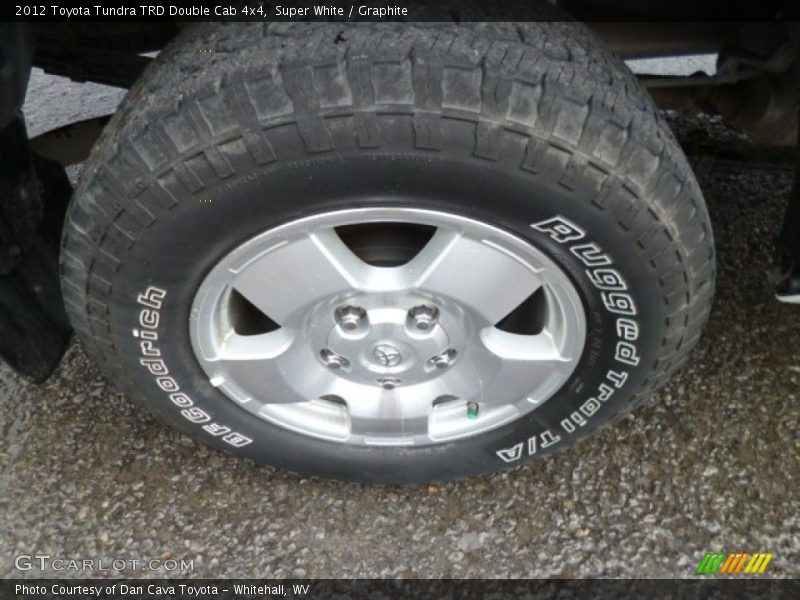 Super White / Graphite 2012 Toyota Tundra TRD Double Cab 4x4