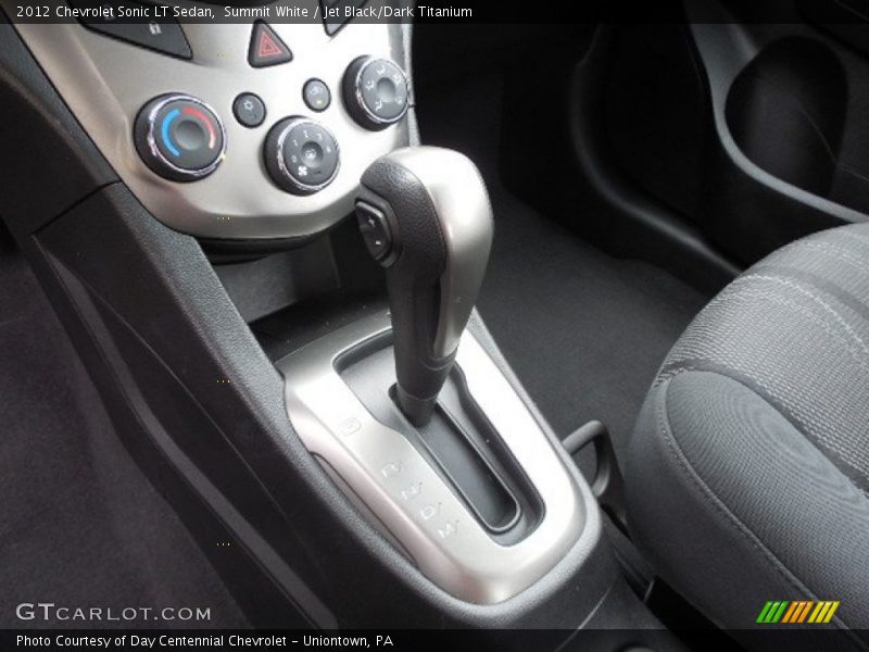 Summit White / Jet Black/Dark Titanium 2012 Chevrolet Sonic LT Sedan