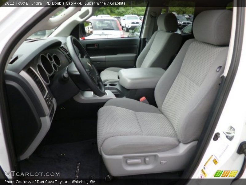 Super White / Graphite 2012 Toyota Tundra TRD Double Cab 4x4
