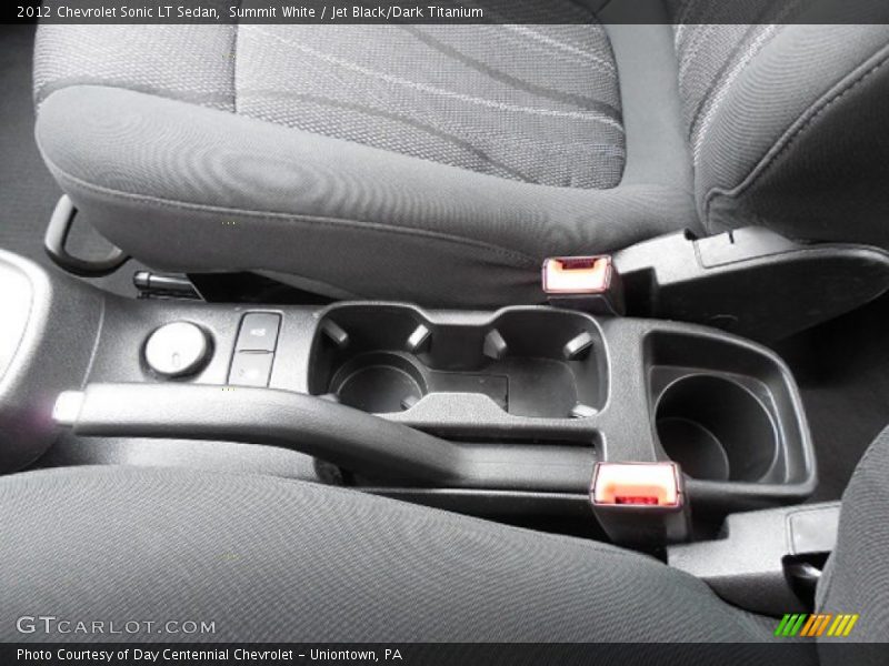 Summit White / Jet Black/Dark Titanium 2012 Chevrolet Sonic LT Sedan