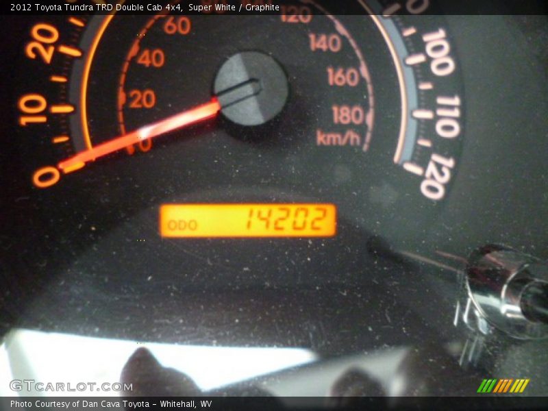 Super White / Graphite 2012 Toyota Tundra TRD Double Cab 4x4