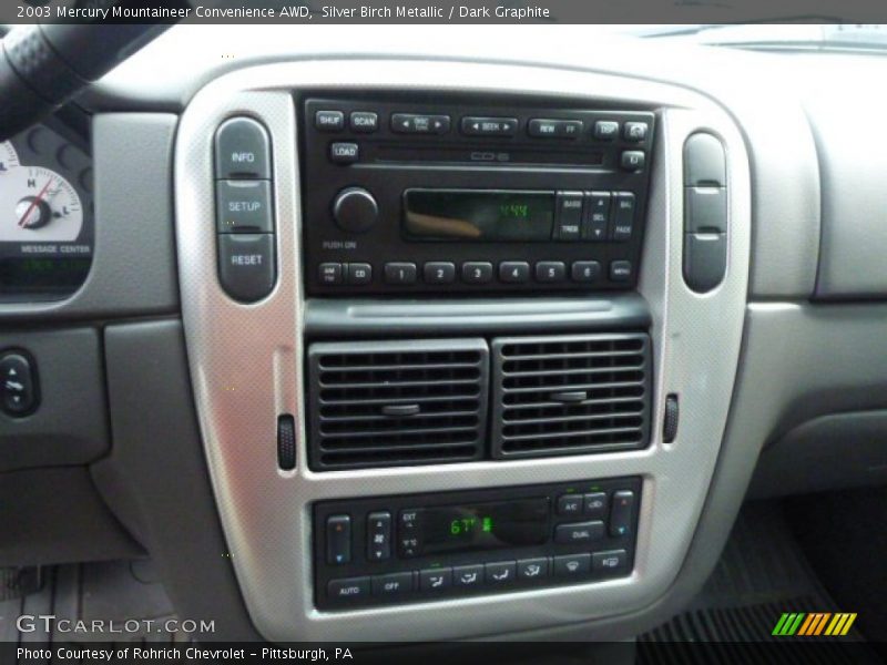 Silver Birch Metallic / Dark Graphite 2003 Mercury Mountaineer Convenience AWD