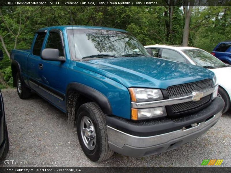 Front 3/4 View of 2003 Silverado 1500 LS Extended Cab 4x4