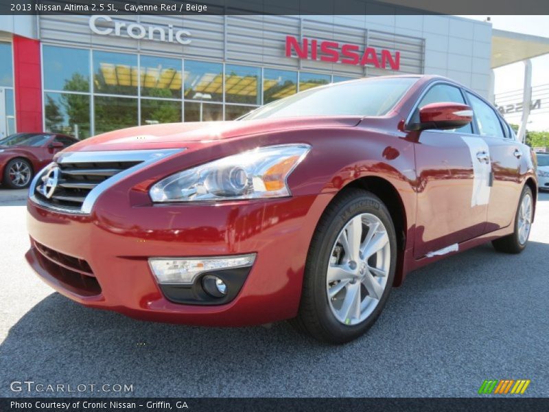 Cayenne Red / Beige 2013 Nissan Altima 2.5 SL