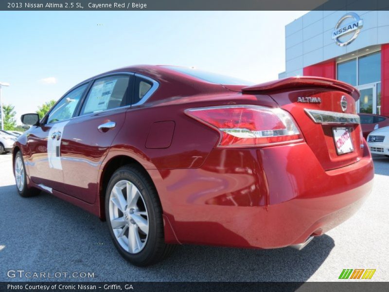 Cayenne Red / Beige 2013 Nissan Altima 2.5 SL