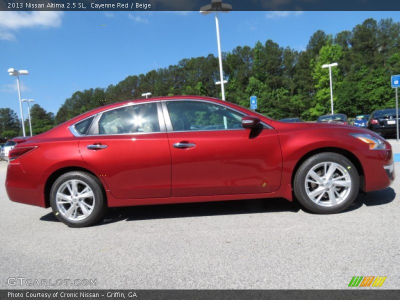 Cayenne Red / Beige 2013 Nissan Altima 2.5 SL